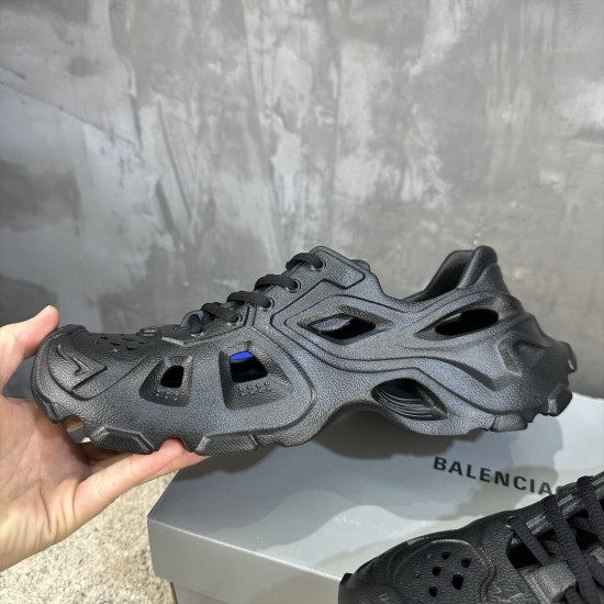 BALENCIAGA Mold Closed Rubber Sandals 