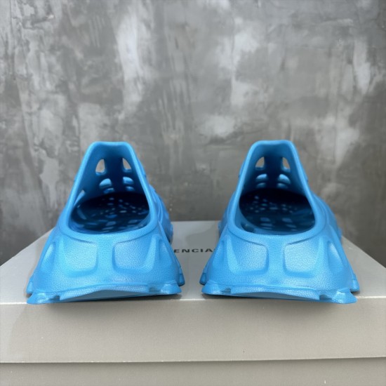 BALENCIAGA Mold Closed Rubber Sandals 