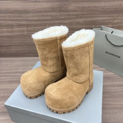 Balenciaga Alaska Fur Boots