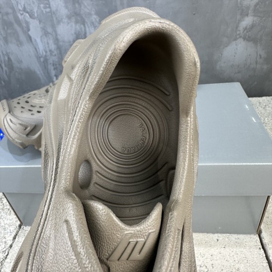 BALENCIAGA Mold Closed Rubber Sandals 