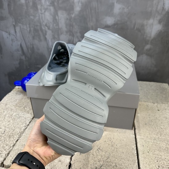 BALENCIAGA Mold Closed Rubber Sandals 