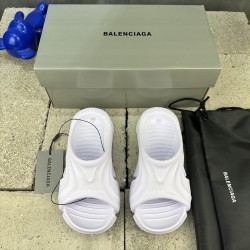 BALENCIAGA Mold Closed Rubber Sandals 