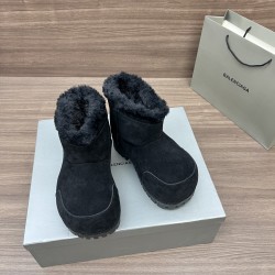 Balenciaga Alaska Fur Boots