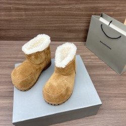 Balenciaga Alaska Fur Boots