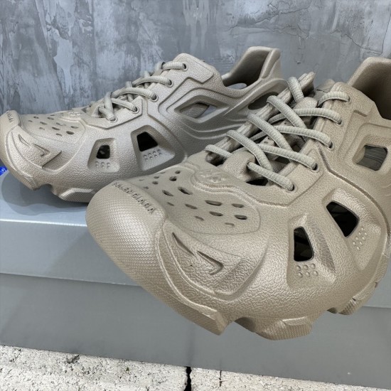 BALENCIAGA Mold Closed Rubber Sandals 