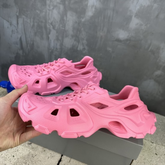 BALENCIAGA Mold Closed Rubber Sandals 