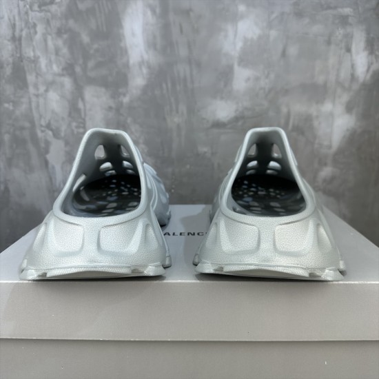 BALENCIAGA Mold Closed Rubber Sandals 