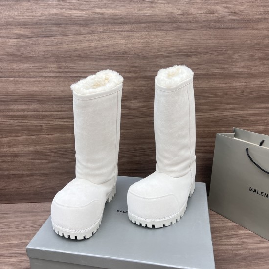 Balenciaga Alaska Fur Boots