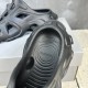 BALENCIAGA Mold Closed Rubber Sandals 