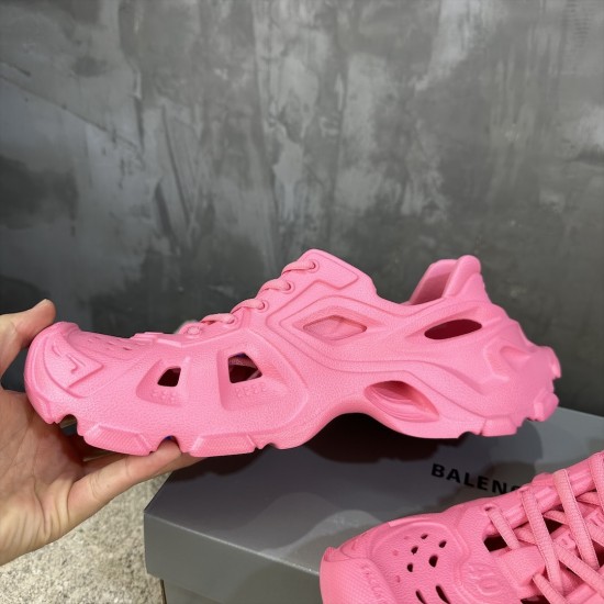 BALENCIAGA Mold Closed Rubber Sandals 