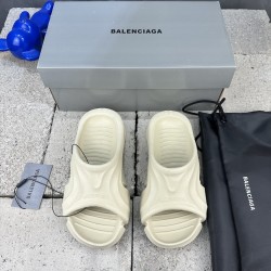 BALENCIAGA Mold Closed Rubber Sandals 