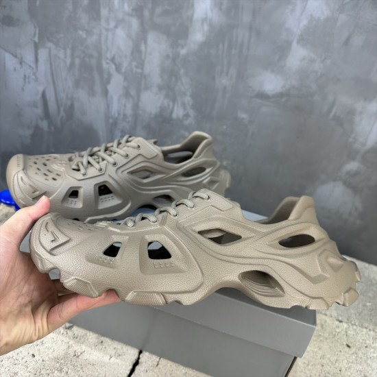 BALENCIAGA Mold Closed Rubber Sandals 