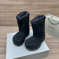 Balenciaga Alaska Fur Boots