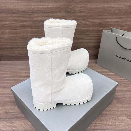 Balenciaga Alaska Fur Boots