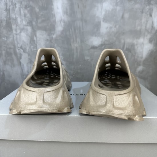 BALENCIAGA Mold Closed Rubber Sandals 