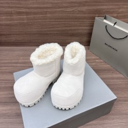 Balenciaga Alaska Fur Boots