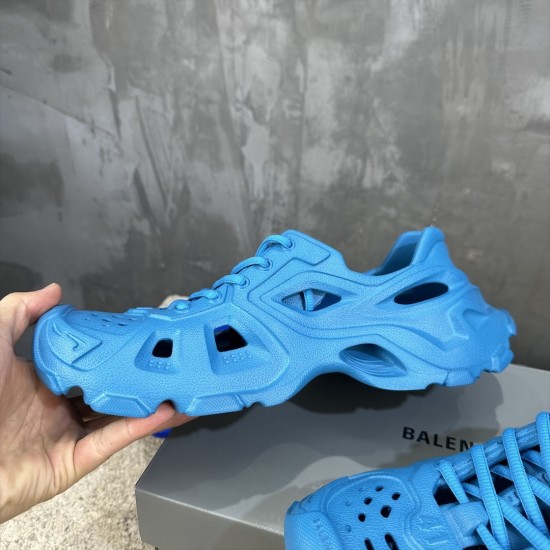 BALENCIAGA Mold Closed Rubber Sandals 