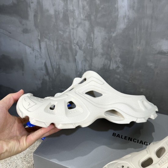 BALENCIAGA Mold Closed Rubber Sandals 