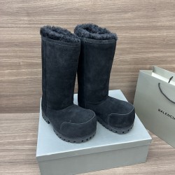 Balenciaga Alaska Fur Boots