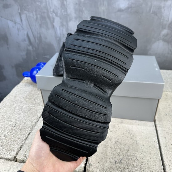 BALENCIAGA Mold Closed Rubber Sandals 