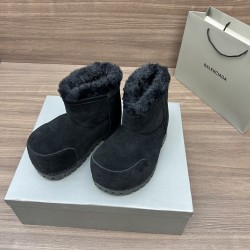 Balenciaga Alaska Fur Boots