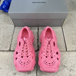 BALENCIAGA Mold Closed Rubber Sandals 