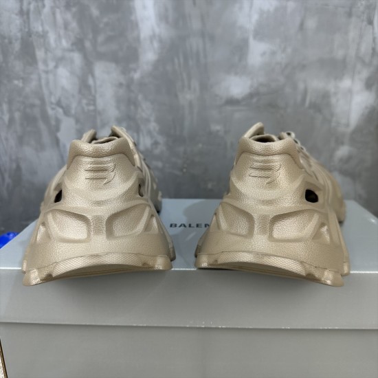 BALENCIAGA Mold Closed Rubber Sandals 