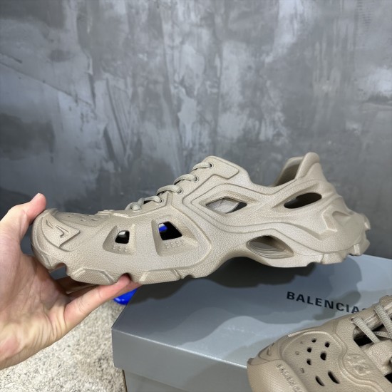 BALENCIAGA Mold Closed Rubber Sandals 