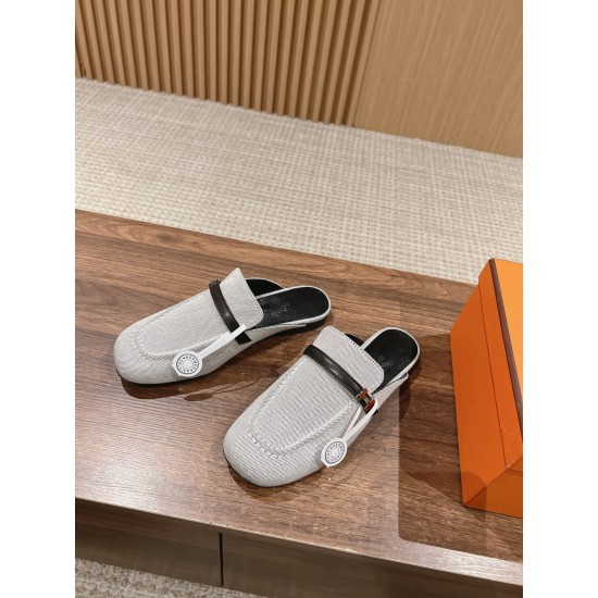 Hermes Slippers