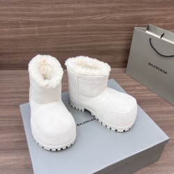 Balenciaga Alaska Fur Boots