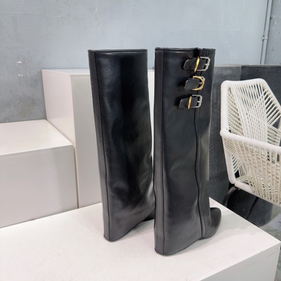 Givenchy Shark Lock ankle boots in leather