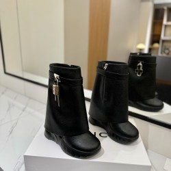 Givenchy Shark Lock ankle boots in leather