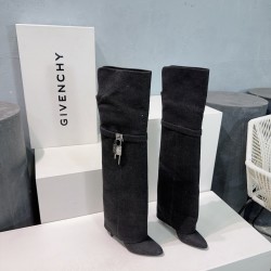 Givenchy Shark Lock ankle boots in leather