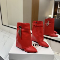 Givenchy Shark Lock ankle boots in leather