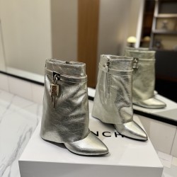 Givenchy Shark Lock ankle boots in leather