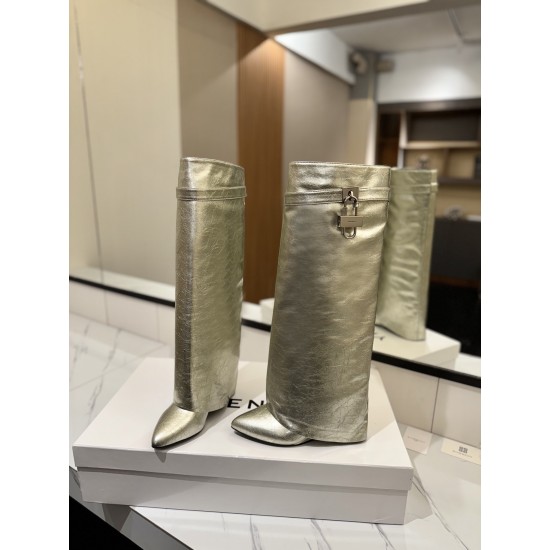Givenchy Shark Lock ankle boots in leather