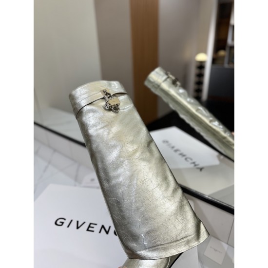 Givenchy Shark Lock ankle boots in leather
