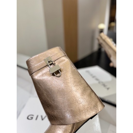 Givenchy Shark Lock ankle boots in leather