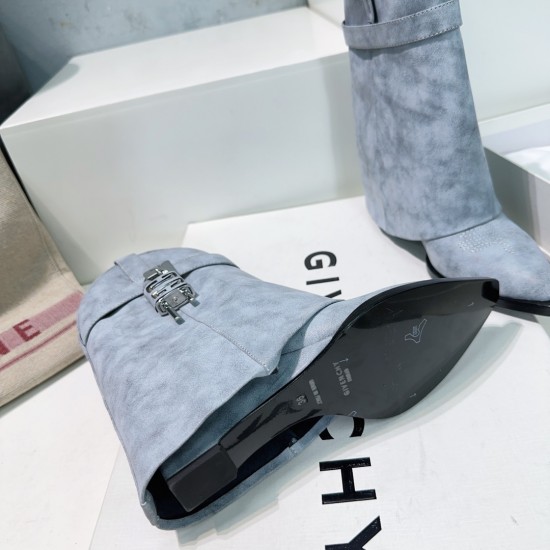 Givenchy Shark Lock ankle boots in leather