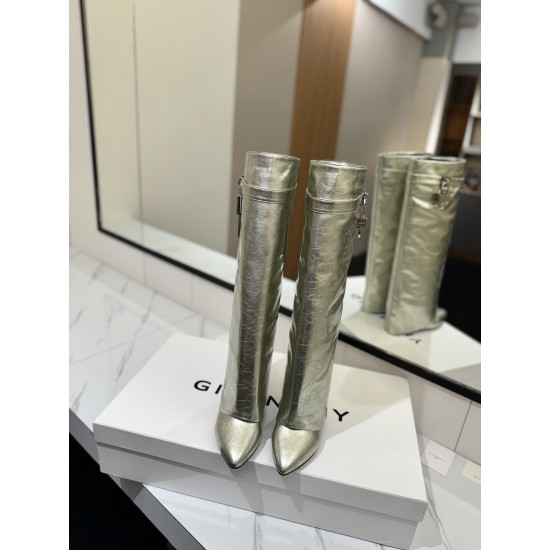 Givenchy Shark Lock ankle boots in leather