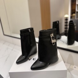 Givenchy Shark Lock ankle boots in leather