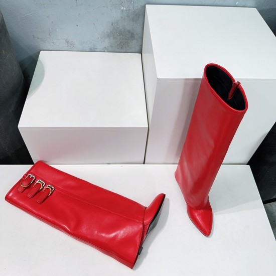 Givenchy Shark Lock ankle boots in leather