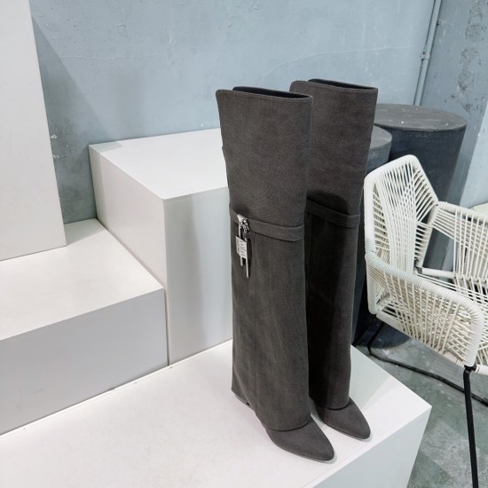 Givenchy Shark Lock ankle boots in leather