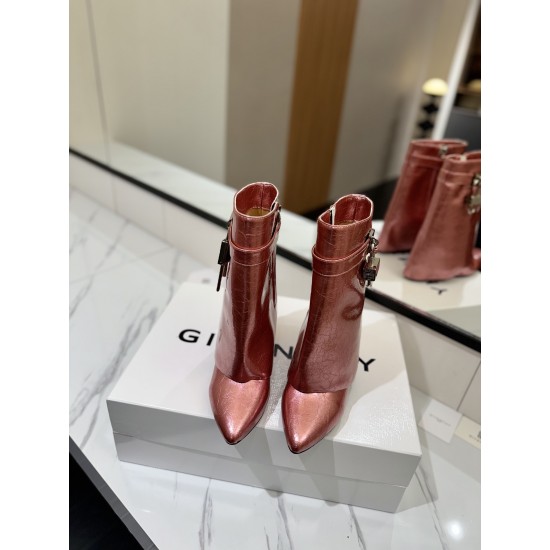 Givenchy Shark Lock ankle boots in leather