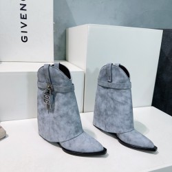 Givenchy Shark Lock ankle boots in leather