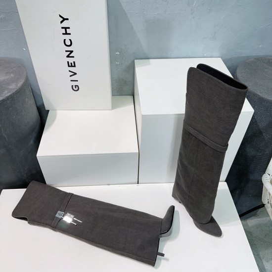 Givenchy Shark Lock ankle boots in leather