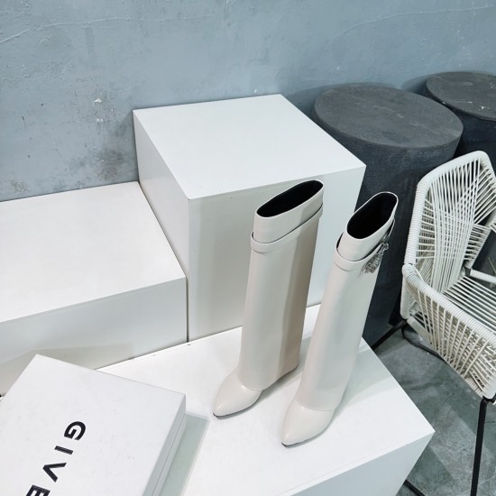 Givenchy Shark Lock ankle boots in leather