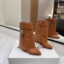 Givenchy Shark Lock ankle boots in leather