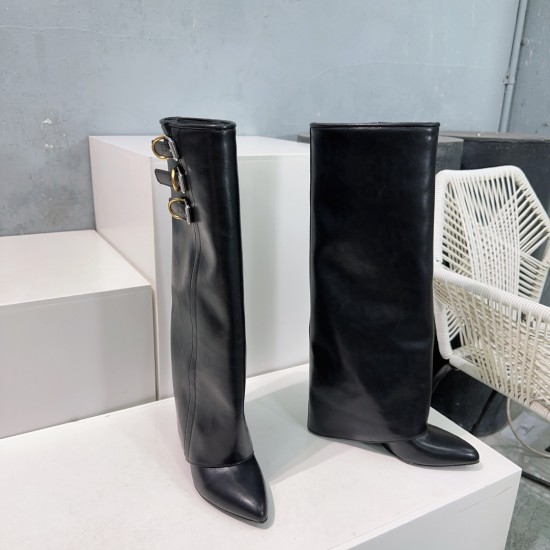 Givenchy Shark Lock ankle boots in leather