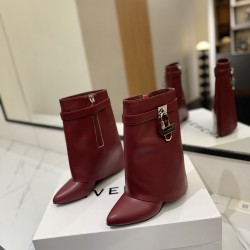 Givenchy Shark Lock ankle boots in leather